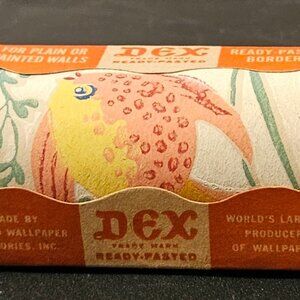 X3 VINTAGE DEX PRE GLUED WALLPAPER "MARINE GARDEN" (6117)
